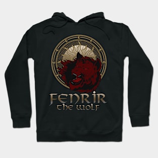 Fenrir the Wolf-A Viking Saga- Norse Mythology Hoodie